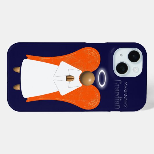 Bruine engel, beschermengel Case-Mate iPhone case (Achterkant (horizontaal))