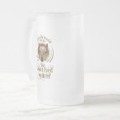 Bruine eogige eekhoorn - grappige eekhoornminnaar matglas bierpul (Voorkant links)