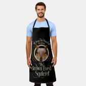 Bruine eogige eekhoorn - grappige eekhoornminnaar schort (Gedragen)
