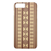 Bruine etnische textuur Case-Mate iPhone case (Achterkant)