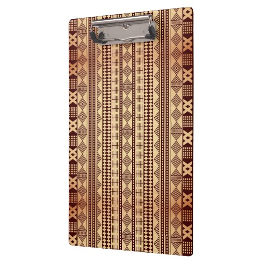 Bruine etnische textuur klembord (Links)