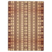 Bruine etnische textuur klembord (Achterkant)