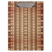 Bruine etnische textuur klembord (Voorkant)