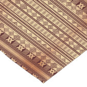 Bruine etnische textuur korte tafelloper (Hoek)