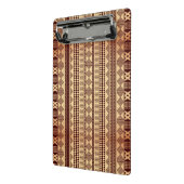 Bruine etnische textuur mini klembord (Angled2)