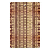 Bruine etnische textuur mini klembord (Achterkant)