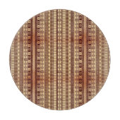 Bruine etnische textuur snijplank (Voorkant)