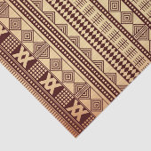 Bruine etnische textuur tissuepapier (Detail)