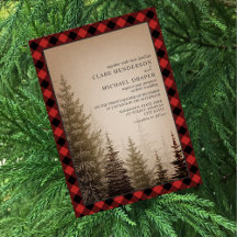 Bruine Evergreen Tree Rustic Play Wedding
