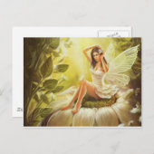 bruine fee briefkaart (Voorkant / Achterkant)