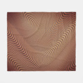 Bruine fleece deken (Voorkant (Horizontaal))