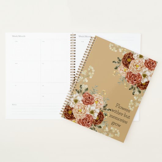 Bruine Floral Planner (Display)