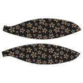 Bruine Floral voor vrouwen Basketbal (Panelen)