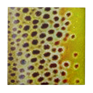 Bruine forel door PatternWear© Tegeltje