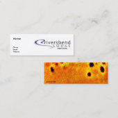 Bruine forel - dunne kaart mini visitekaartje (Voorkant / Achterkant)