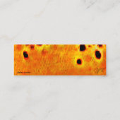 Bruine forel - dunne kaart mini visitekaartje (Achterkant)