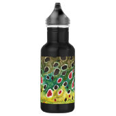 Bruine forel Gevist, angling Waterfles (Rechts)