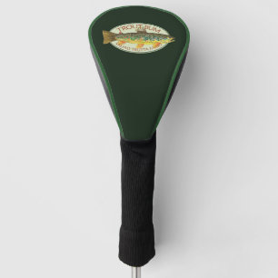 Bruine forel golfheadcover