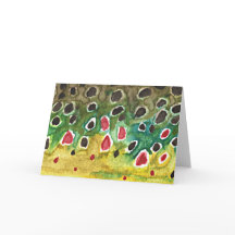 Bruine forel huid vis