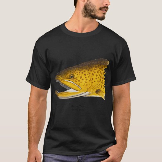 Bruine Forel Kop Schildering 2 T-shirt (Voorkant)