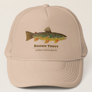 Bruine forel Latijn Ichthyology Trucker Pet
