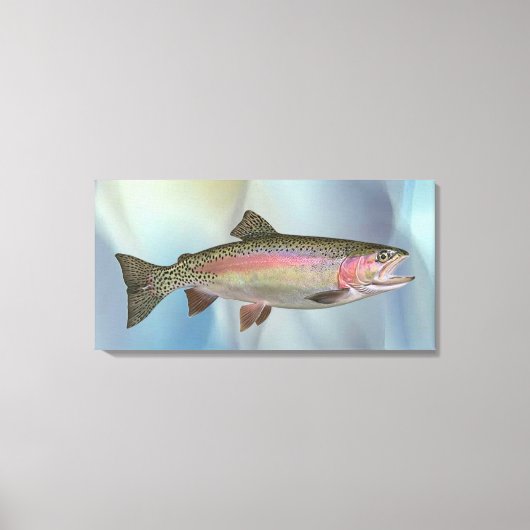 Bruine Forel met Roze Streep Canvas Kunst (Voorkant)