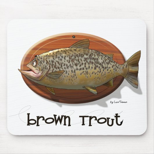 Bruine forel muismat (Voorkant)