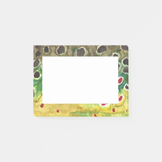 Bruine forel post-it® notes (Voorkant)