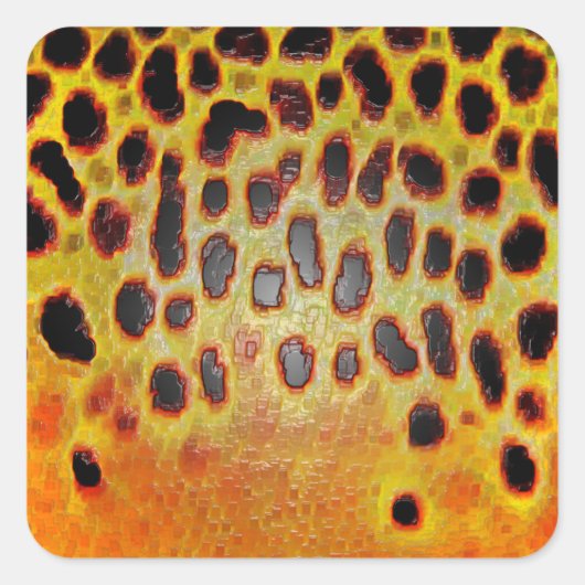 Bruine forel - Stickers (Voorkant)