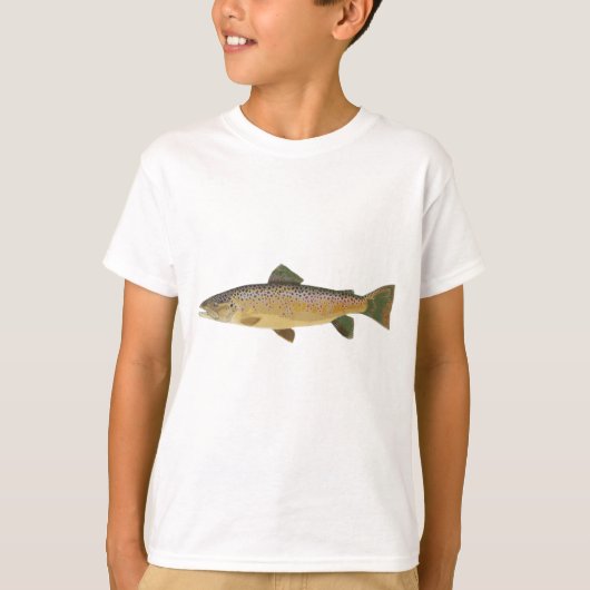 Bruine forel. t-shirt (Voorkant)