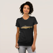 Bruine forel. t-shirt (Voorkant volledig)
