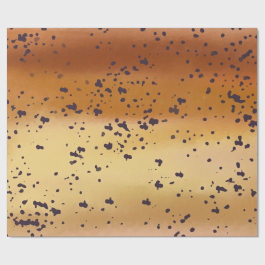 Bruine forel vis huid leuk gespikkeld patroon cadeaupapier (Vlak)