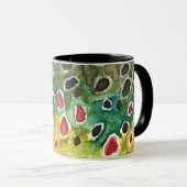 Bruine forel vis mok (Voorkant rechts)