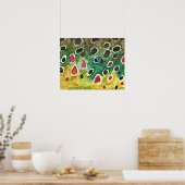 Bruine forel vis poster (Keuken)