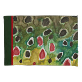 Bruine forel vissen, decorteren kussensloop (Voorkant)