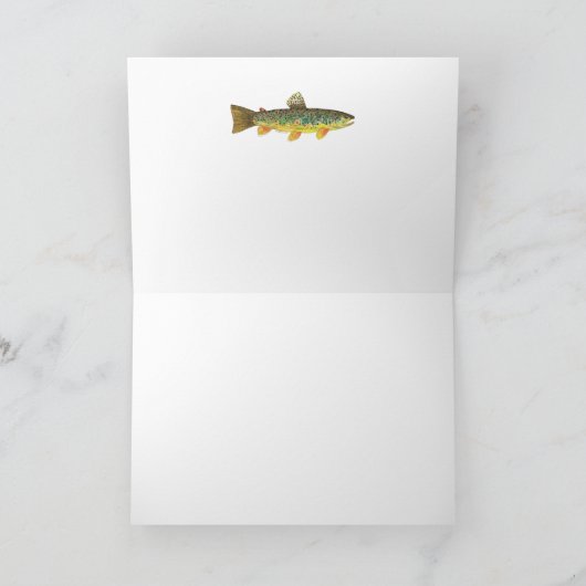 Bruine forel Vissen Kaart (Binnen)