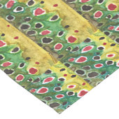 Bruine forel Vist 72-inch 14-inch Korte Tafelloper (Hoek)