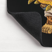 Bruine forel Vist Bigfoot Hunting Fisherme Muismat (Hoek)