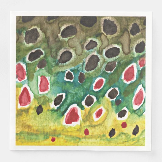 Bruine forel Vist, Ichthyology Servet (Voorkant)