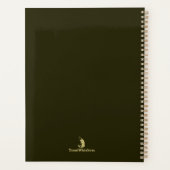 Bruine forel Vist - pas hem aan! Planner (Achterkant)