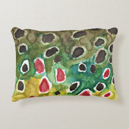 Bruine forel vliegen accent kussen