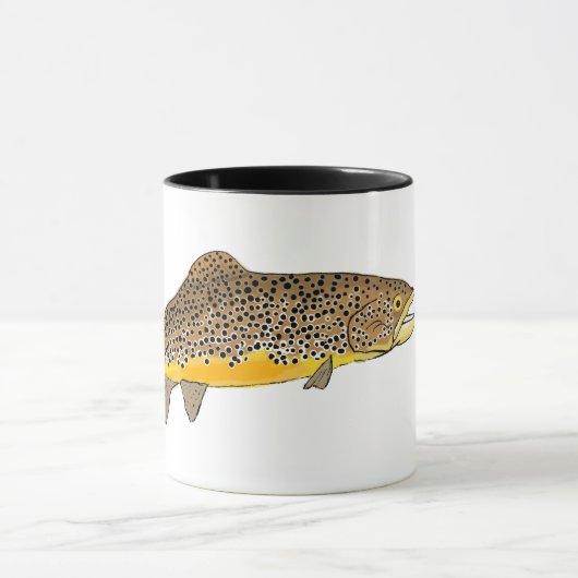 Bruine forel vliegen mok (Midden)