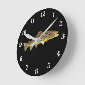 Bruine forel vliegen ronde klok (Hoek)