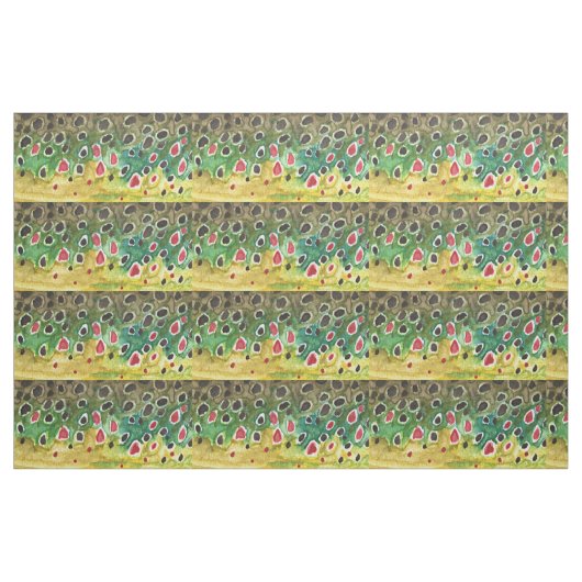 Bruine forel vliegen stof (Yard (91,4 cm))