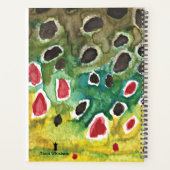 Bruine forel vliegende hengels planner (Achterkant)