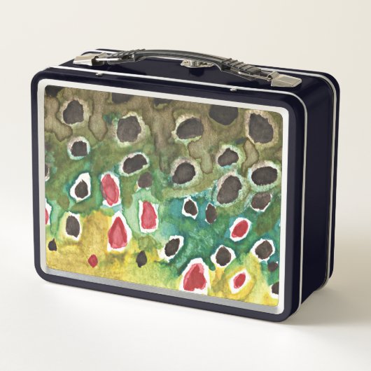 Bruine forel Vliegende vissers (Achterkant)