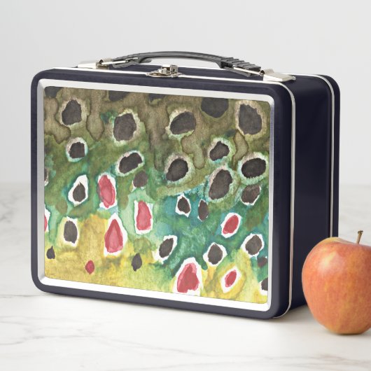 Bruine forel Vliegende vissers (In situ)