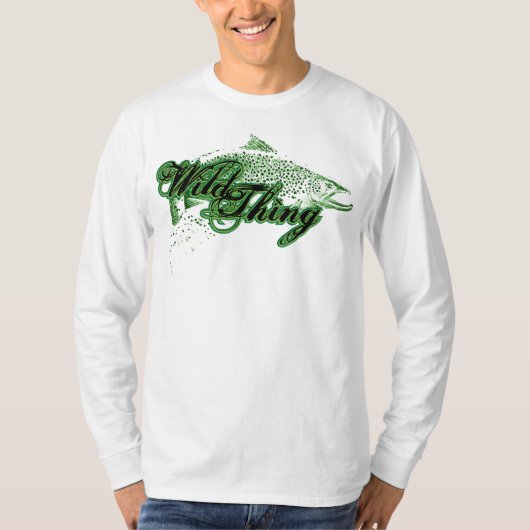 Bruine forel Wilde Ding T-shirt (Voorkant)