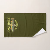 Bruine forel "Wish I was Gevist" Bad Handdoek (Handdoek)