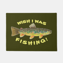 Bruine forel "Wish I was Gevist" Deurmat